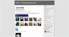 Desktop Screenshot of fivewaysonline.com